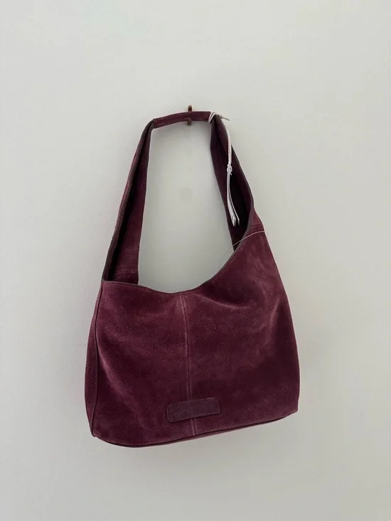 Lucky Brand Bow Bag Mini Burgundy - Picture 2 of 4